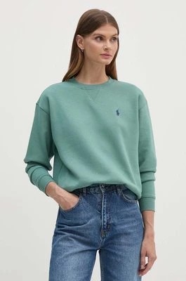 Zdjęcie produktu Polo Ralph Lauren bluza damska kolor zielony gładka 211951719