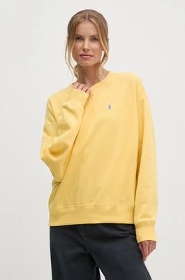 Zdjęcie produktu Polo Ralph Lauren bluza damska kolor żółty z aplikacją 211936820