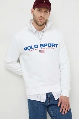 Zdjęcie produktu Polo Ralph Lauren bluza męska kolor biały z nadrukiem 710835766