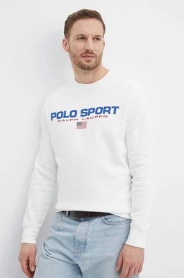 Zdjęcie produktu Polo Ralph Lauren bluza męska kolor biały z nadrukiem 710835770