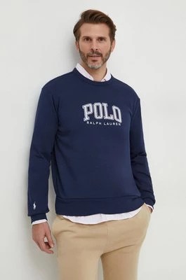 Zdjęcie produktu Polo Ralph Lauren bluza męska kolor granatowy z nadrukiem