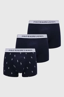 Zdjęcie produktu Polo Ralph Lauren bokserki 3-pack męskie kolor granatowy