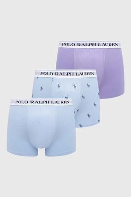 Zdjęcie produktu Polo Ralph Lauren bokserki 3-pack męskie kolor niebieski