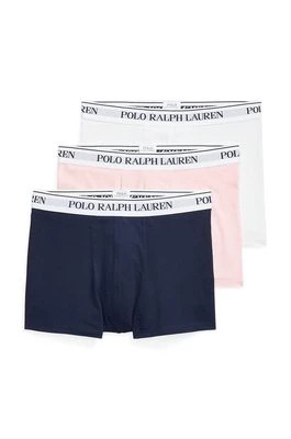 Zdjęcie produktu Polo Ralph Lauren bokserki 3-pack męskie kolor różowy 714830299