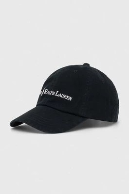 Zdjęcie produktu Polo Ralph Lauren czapka z daszkiem kolor czarny z aplikacją 710950138001