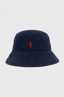 Zdjęcie produktu Polo Ralph Lauren kapelusz lniany kolor granatowy 455938465CHEAPER