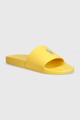 Zdjęcie produktu Polo Ralph Lauren klapki Polo Slide męskie kolor żółty 809931326004