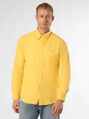 Zdjęcie produktu Polo Ralph Lauren Koszula męska Mężczyźni Modern Fit Bawełna żółty jednolity button down,