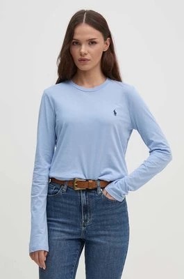 Zdjęcie produktu Polo Ralph Lauren longsleeve bawełniany kolor niebieski 211898699