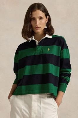 Zdjęcie produktu Polo Ralph Lauren longsleeve bawełniany kolor zielony 211943012