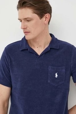 Zdjęcie produktu Polo Ralph Lauren polo męski kolor granatowy gładki