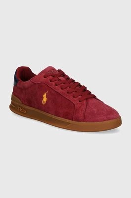 Zdjęcie produktu Polo Ralph Lauren sneakersy zamszowe Hrt Crt II kolor bordowy 809940313003