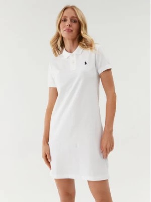 Zdjęcie produktu Polo Ralph Lauren Sukienka codzienna Polo Shirt Shop 211799490017 Biały Regular Fit