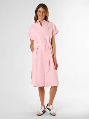 Zdjęcie produktu Polo Ralph Lauren Sukienka damska Kobiety Bawełna różowy jednolity,