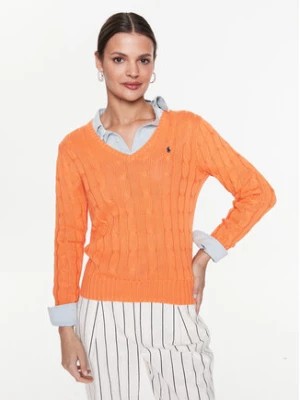 Zdjęcie produktu Polo Ralph Lauren Sweter 211891641008 Pomarańczowy Slim Fit