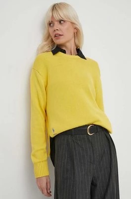 Zdjęcie produktu Polo Ralph Lauren sweter bawełniany kolor żółty lekki 211898583