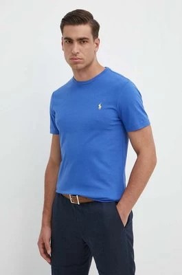 Zdjęcie produktu Polo Ralph Lauren t-shirt bawełniany kolor niebieski 710671438