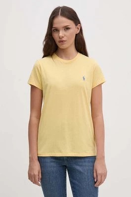 Zdjęcie produktu Polo Ralph Lauren t-shirt bawełniany kolor żółty 211898698