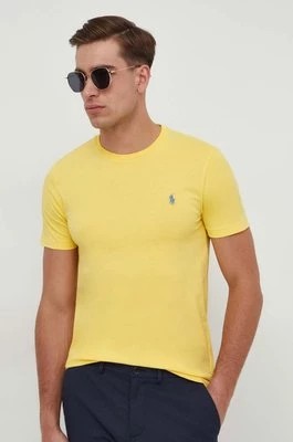 Zdjęcie produktu Polo Ralph Lauren t-shirt bawełniany kolor żółty
