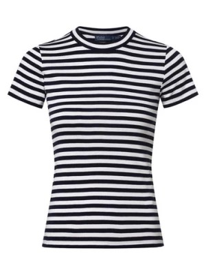 Zdjęcie produktu Polo Ralph Lauren T-shirt damski Kobiety Bawełna niebieski|biały w paski,