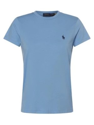 Zdjęcie produktu Polo Ralph Lauren T-shirt damski Kobiety Bawełna niebieski jednolity,