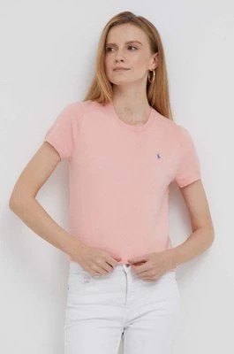 Zdjęcie produktu Polo Ralph Lauren t-shirt damski kolor różowy