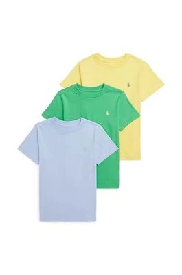Zdjęcie produktu Polo Ralph Lauren t-shirt dziecięcy 3-pack z aplikacją