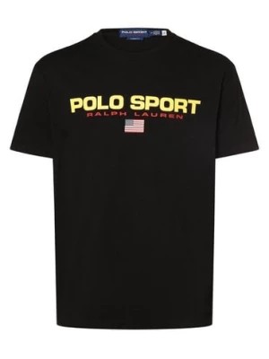 Zdjęcie produktu Polo Sport Koszulka męska Mężczyźni Bawełna czarny nadruk,