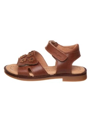 Zdjęcie produktu POM POM Skórzane sandały w kolorze brązowym rozmiar: 26
