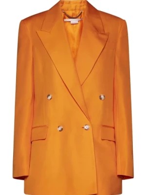 Zdjęcie produktu Pomarańczowa Dwurzędowa Kurtka Stella McCartney
