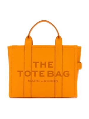 Zdjęcie produktu Pomarańczowa Skórzana Torebka Tote Marc Jacobs