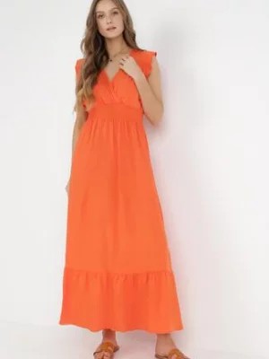 Zdjęcie produktu Pomarańczowa Sukienka Hypsanie