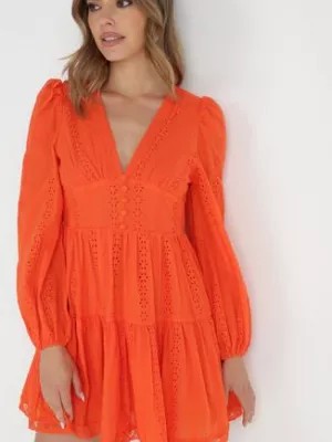 Zdjęcie produktu Pomarańczowa Sukienka Merirah