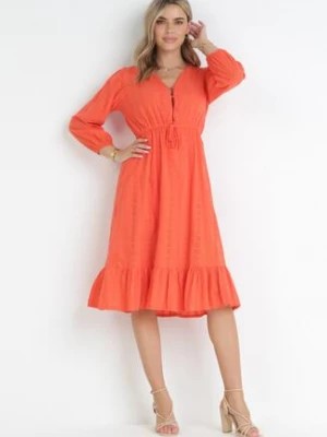 Zdjęcie produktu Pomarańczowa Sukienka Orethaphaura