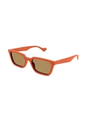Zdjęcie produktu Pomarańczowe Brązowe Okulary przeciwsłoneczne Gg1539S 004 Gucci