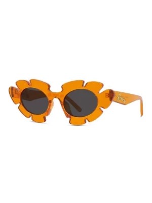 Zdjęcie produktu Pomarańczowe Okulary Kocie Oczy Loewe