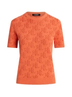 Zdjęcie produktu Pomarańczowe Swetry dla Kobiet Ralph Lauren