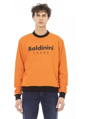 Zdjęcie produktu Pomarańczowy Sweter z Logo na Przodzie Baldinini