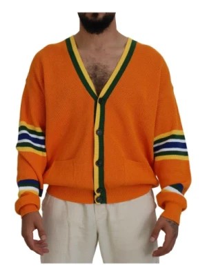 Zdjęcie produktu Pomarańczowy Sweter z Logo z Bawełny Dsquared2