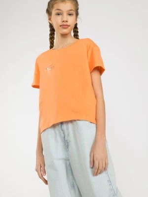 Zdjęcie produktu Pomarańczowy t-shirt dla dziewczyny antisocial butterfly Reporter Young