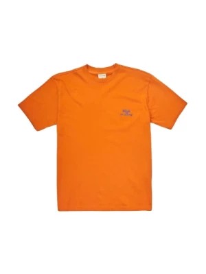 Zdjęcie produktu Pomarańczowy T-shirt z logo Walk in Paris