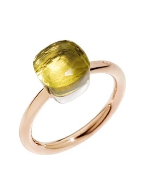 Zdjęcie produktu Pomellato - Pab4030O6000000Ql -Dude Pierścień - Petitaked Ring Pierścień z różowym złotem z białym złotym bezką Pomellato