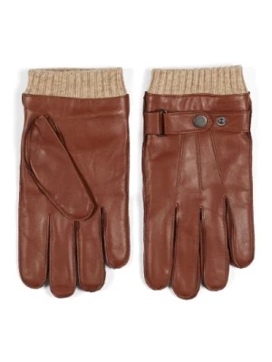 Zdjęcie produktu Premiumowe Brązowe Skórzane Rękawiczki dla Mężczyzn Howard London