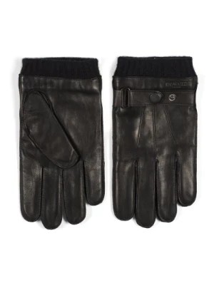 Zdjęcie produktu Premiumowe Czarne Skórzane Rękawiczki dla Mężczyzn Howard London