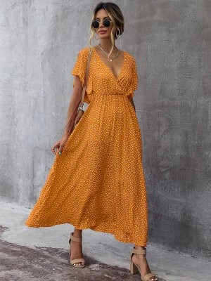 Zdjęcie produktu Pretty Summer Sukienka w kolorze żółto-białym rozmiar: S