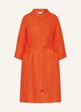 Zdjęcie produktu Princess Goes Hollywood Sukienka Koszulowa Z Lnu Z Rękawami 3/4 orange