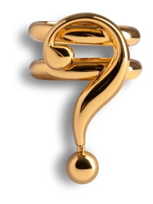 Zdjęcie produktu Prosty Pierścień z Logo Moschino