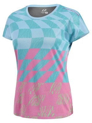 Zdjęcie produktu Protective Koszulka kolarska "Jazzy Bells" w kolorze turkusowo-jasnoróżowym rozmiar: 44