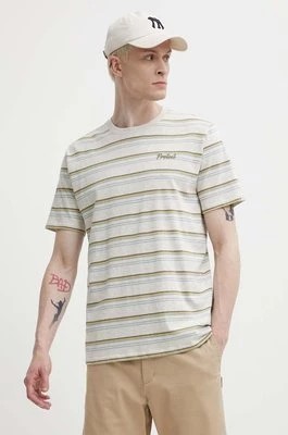 Zdjęcie produktu Protest t-shirt Prtarthur męski kolor beżowy wzorzysty 1710843