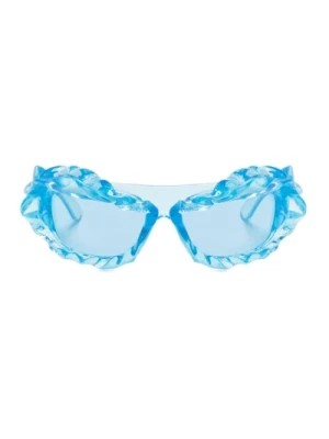 Zdjęcie produktu Przezroczyste niebieskie okulary przeciwsłoneczne Ottolinger